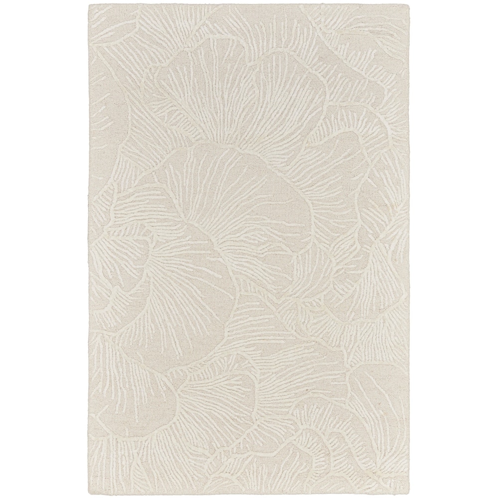Nourison Avra Indoor only Floral Handmade Wool Area Rug