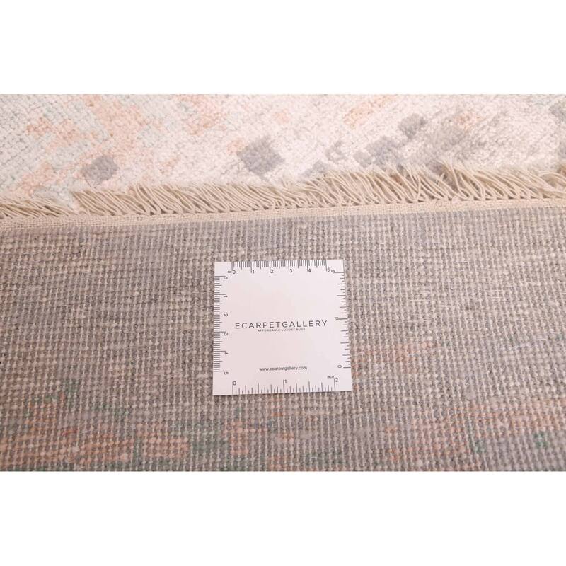 ECARPETGALLERY Hand-knotted Legacy Grey Silk, Wool Rug - 7'11 x 9'10