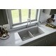 preview thumbnail 5 of 58, Karran Undermount Quartz 32 in. 50/50 Double Bowl Kitchen Sink Kit