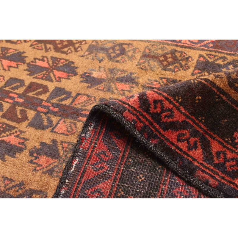 ECARPETGALLERY Hand-knotted Teimani Brown Wool Rug - 2'6 x 4'2