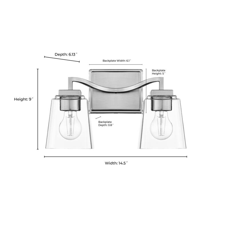 Millennium Lighting Avenna 2/3 Light Vanity Fixture