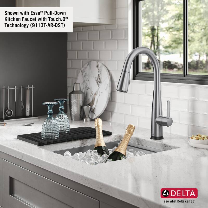 Delta 95B9031-17S Rivet 17” Workstation Bar/Prep Kitchen Sink