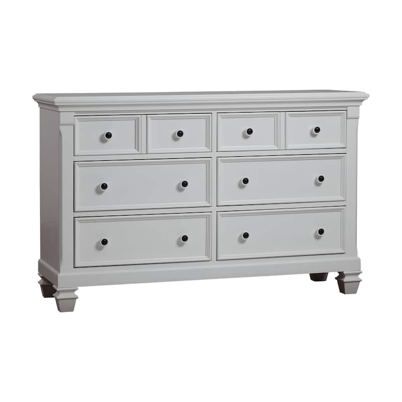 Wood Dresser with 6 Drawer for Bedroom