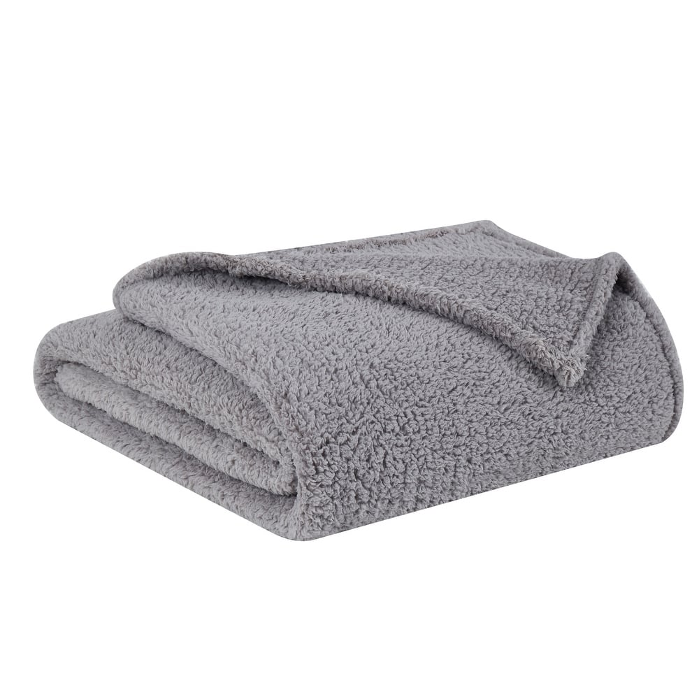 Brooklyn Loom Marshmallow Sherpa 50x60 Throw