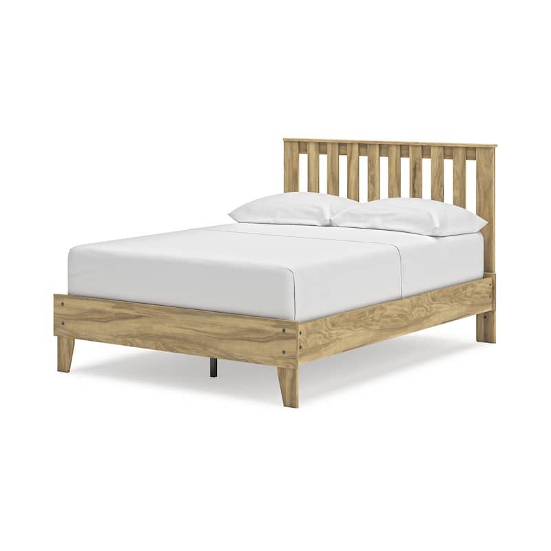 Signature Design by Ashley Bermacy Brown Platform Panel Bed