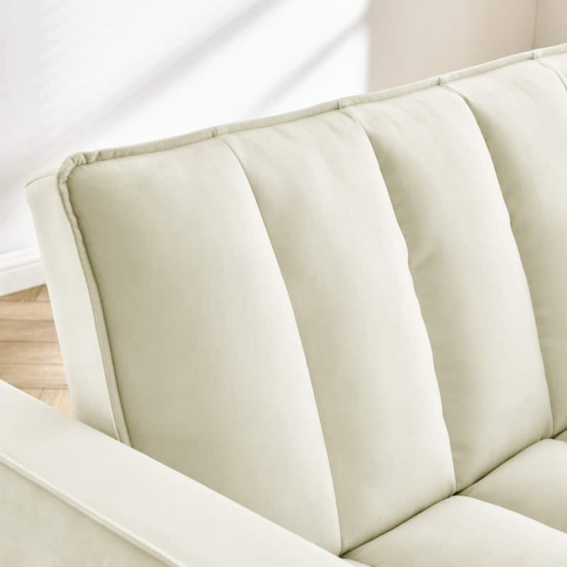 velvet loveseat sofa couch pull out bed