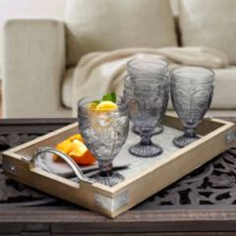 Fitz and Floyd Trestle Goblets, Set of 4, Smoke Bed Bath & Beyond