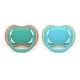 preview thumbnail 1 of 2, Philips Avent ultra air Pacifier 6-18m, 2 Pack Jade and Tender Aqua