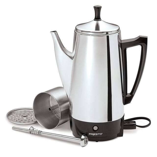 12-Cup 72 oz. Stainless Steel Coffee Maker