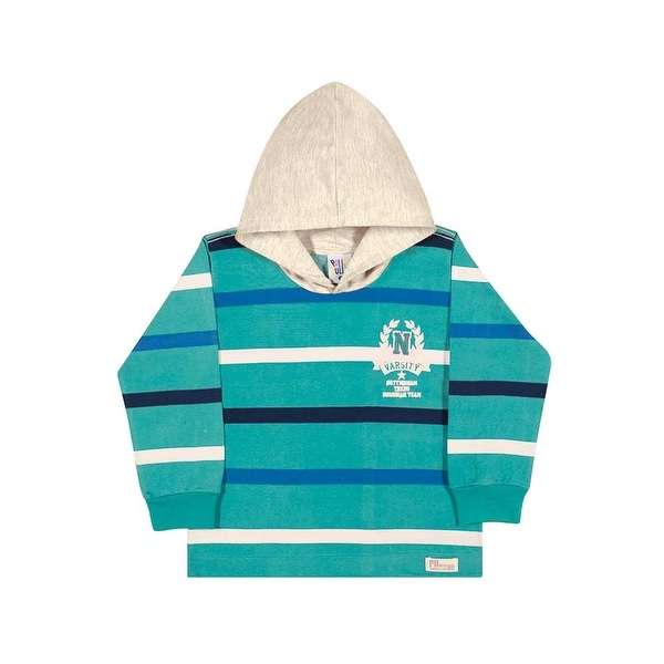 Toddler Boy Hooded Long Sleeve Shirt Pulla Bulla Sizes 1-3 Years