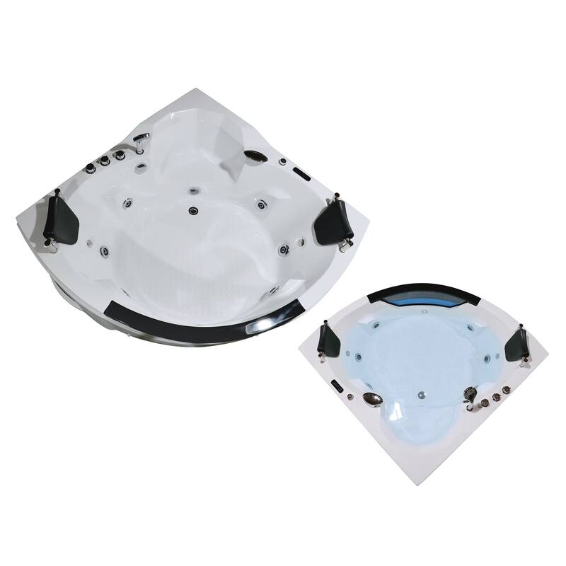 A&E Bath Shara 61-inch Freestanding Jetted Tub