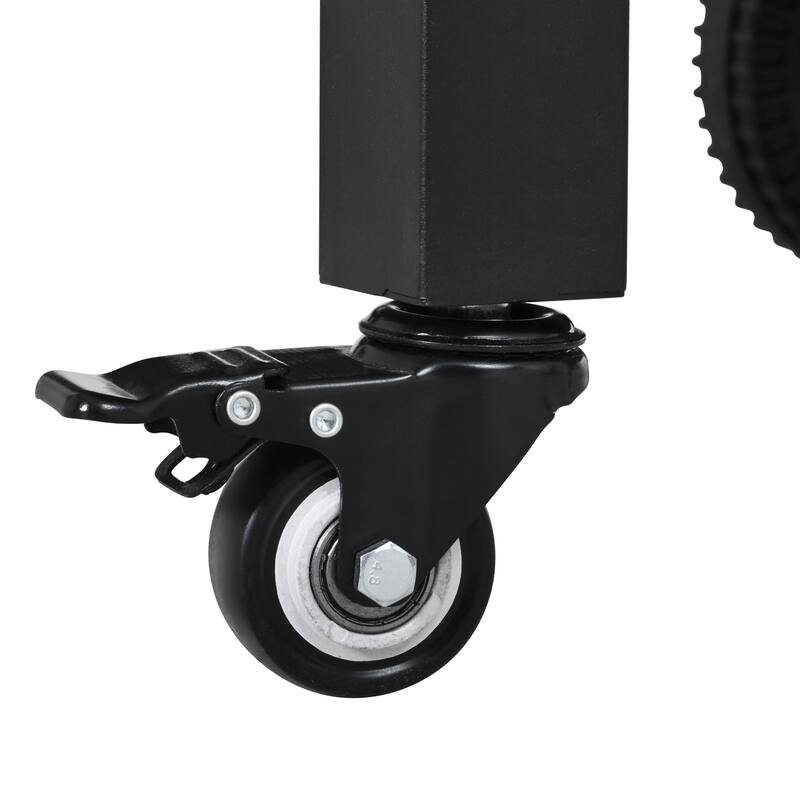 34" Outdoor Grill Cart with Stainless Steel Top, Drop Leaf & Pizza Oven Table