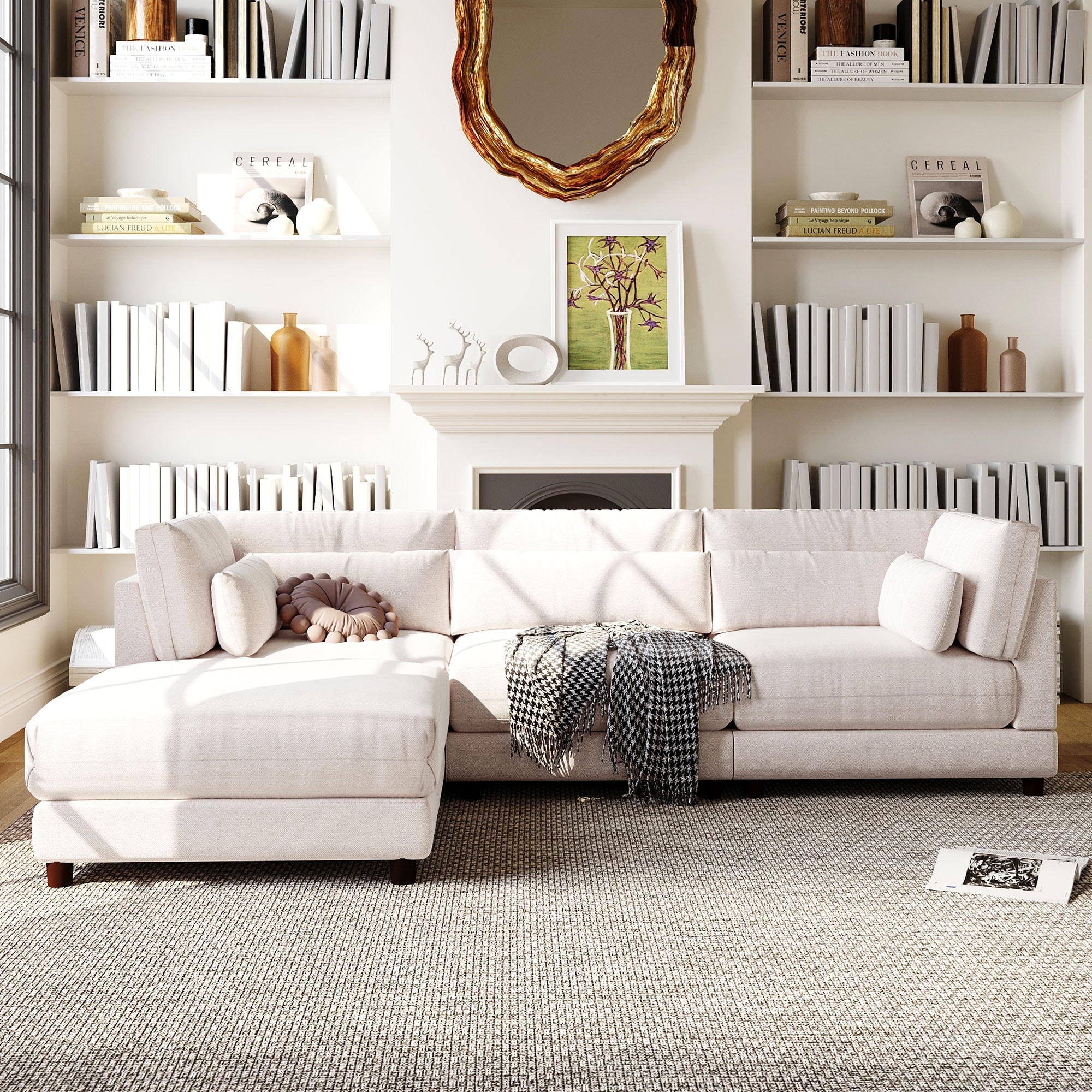 Deep seat modular sectional sale