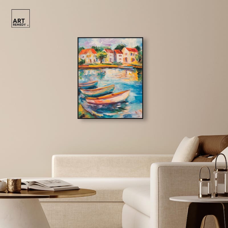Bayside Calm II Canvas by Art Remedy