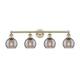 Option Antique Brass / Light Smoke Deco Swirl
