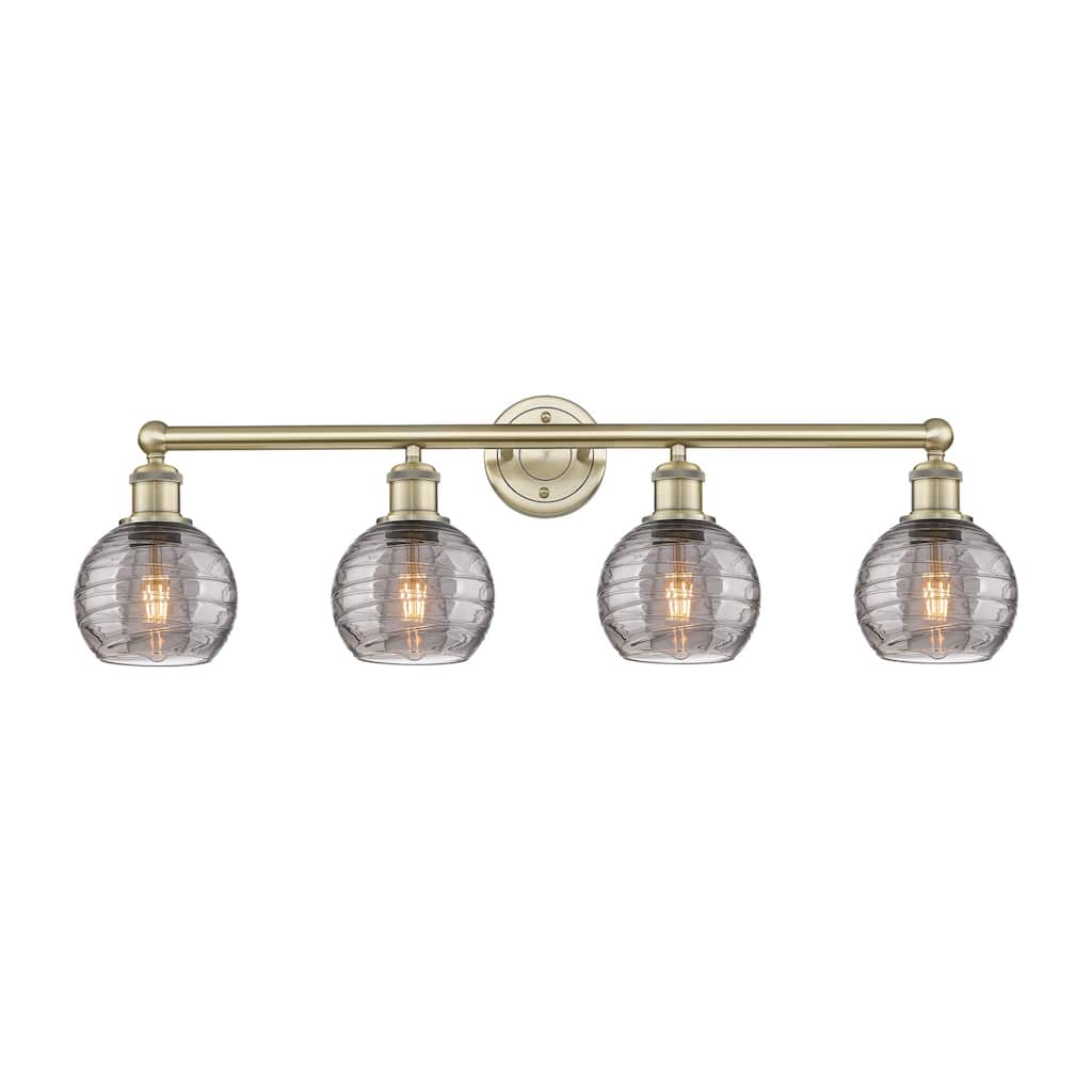 Innovations Lighting 616-4W 10 33 Athens Deco Swirl Vanity Athens Deco