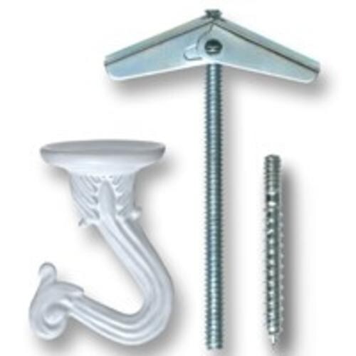 Shop OOK 50340 Swag Hooks with Hardware, White, 2Count Free Shipping
