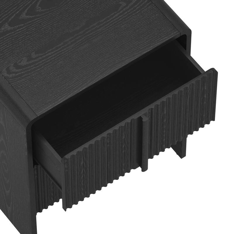 Novara 22 In 2 Drawer Bedroom Nightstand