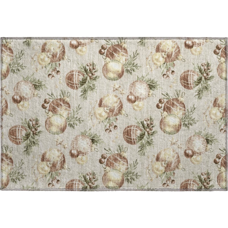 Premium Washable Super Soft Holiday Ornament Mayfield Rug