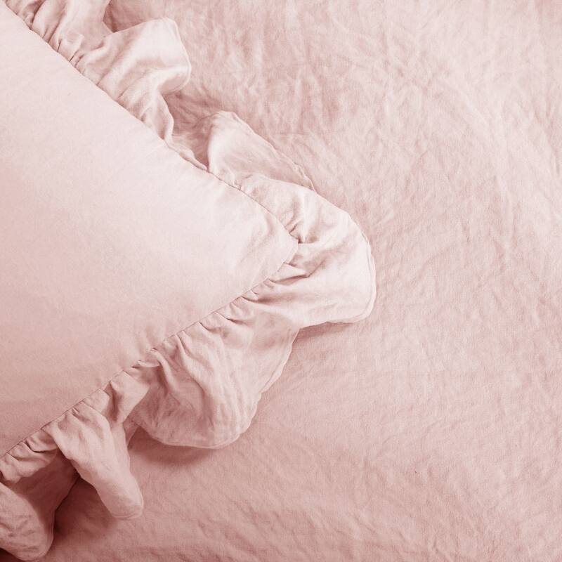 Lush Decor Reyna Ruffled Shabby-chic Comforter Set