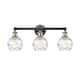 Option Black Antique Brass / Clear Deco Swirl
