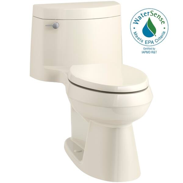 Shop Kohler K 3619 Cimarron 1 28 Gpf Elongated One Piece Comfort
