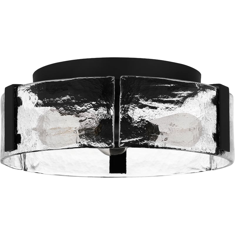 Quoizel Flush Mount 3-Light - Matte Black