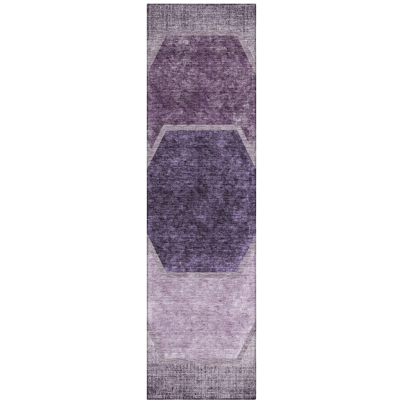 Machine Washable Indoor/ Outdoor Chantille Modern Boho Rug