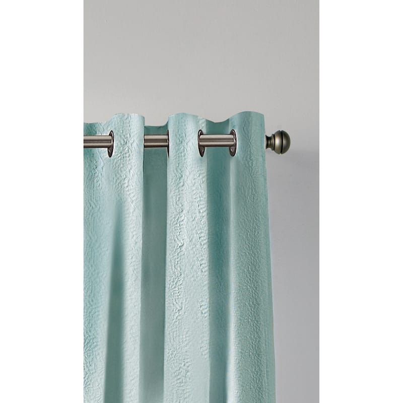 DKNY Chrysanthemum Floral Single Curtain Panel