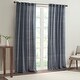 preview thumbnail 5 of 23, Cashel Texture Striped 100-percent Recycled Fiber Woven Antimicrobial Window Panel Pair by Clean Spaces - 84" Panel