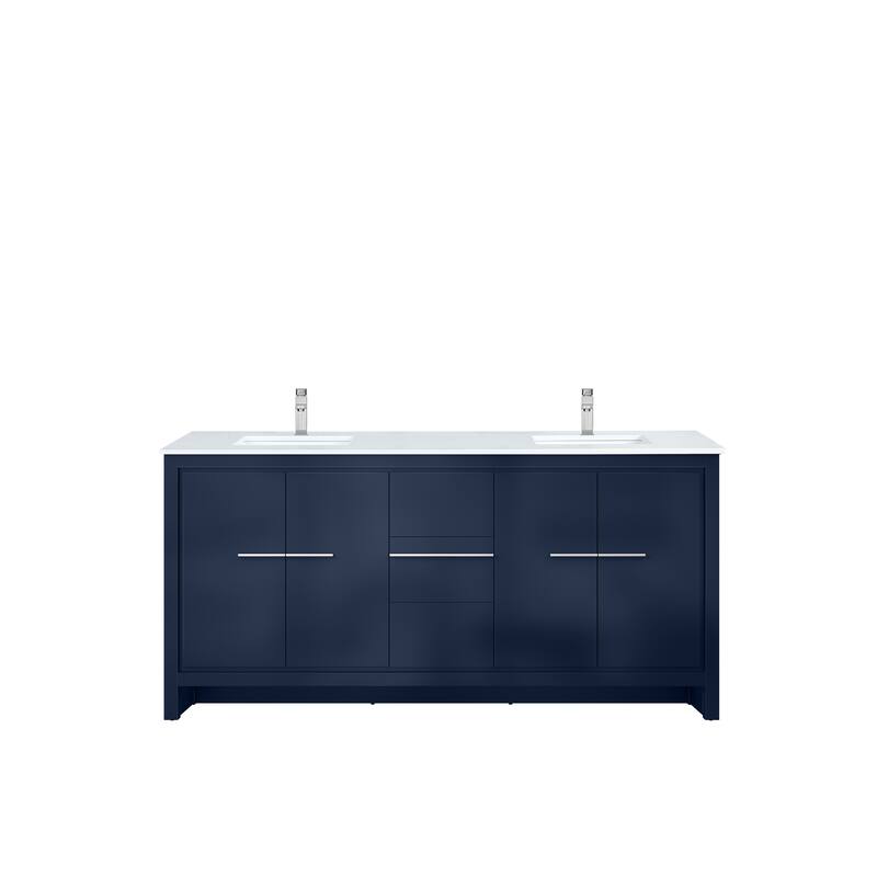 Lafarre Bath Vanity Quartz Top, Sink and Chrome Faucet