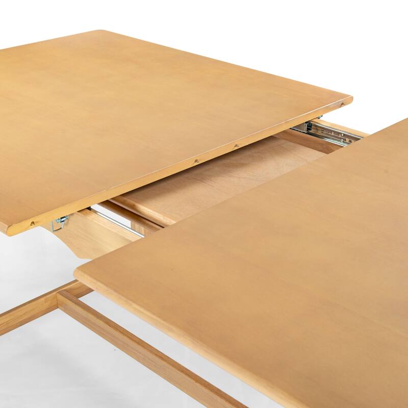 SAFAVIEH Couture Rhylee Extendable Rectangular Dining Table - 79"W x 39"D x 30"H