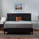 Brookside Tara Square Tufted Upholstered Platform Bed