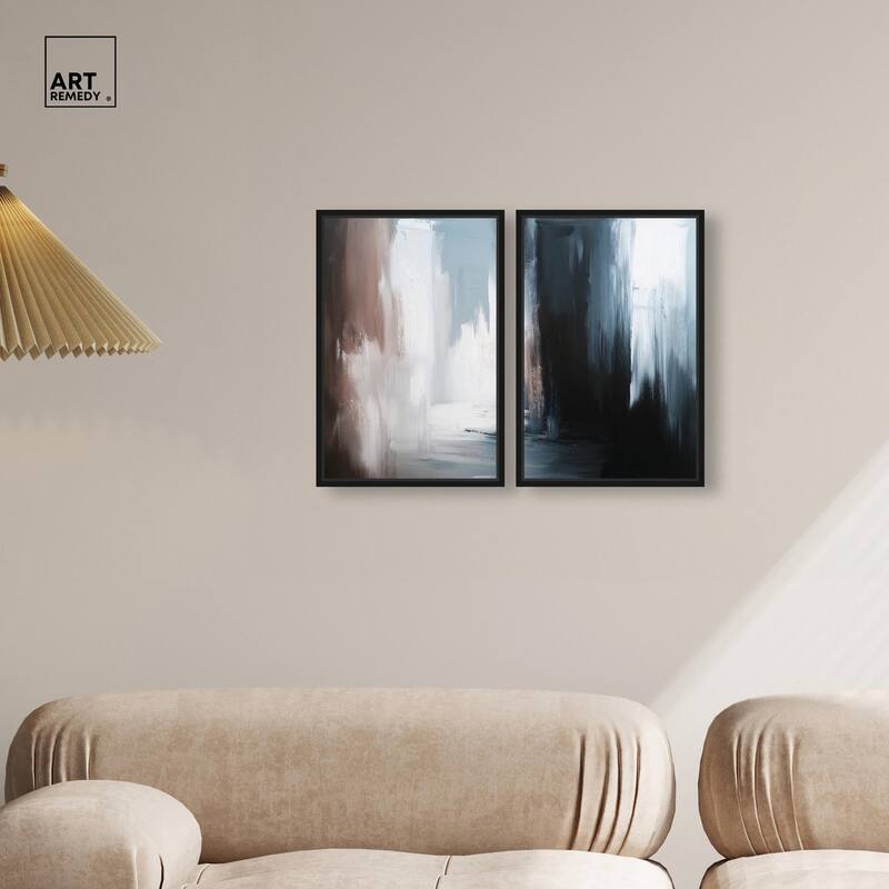 Chiaroscuro Canvas Set of 2 by Art Remedy