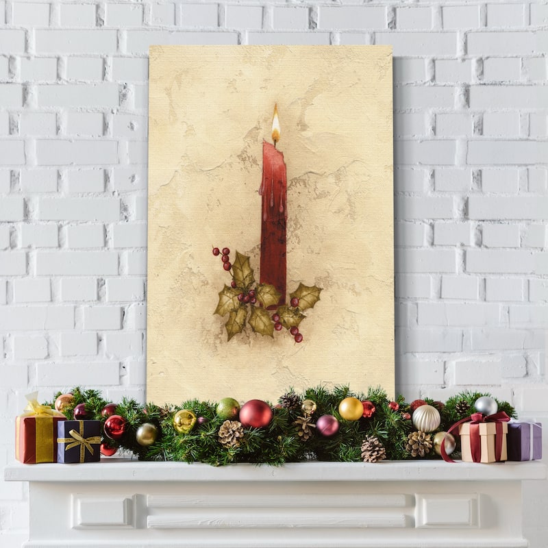 Candle-Premium Gallery Wrapped Canvas - Ready to Hang