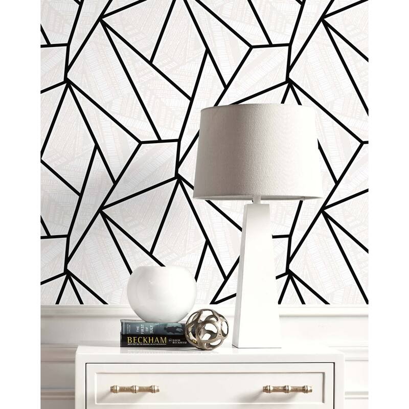 Seabrook Designs Metro Vector Non-Woven Unpasted Wallpaper
