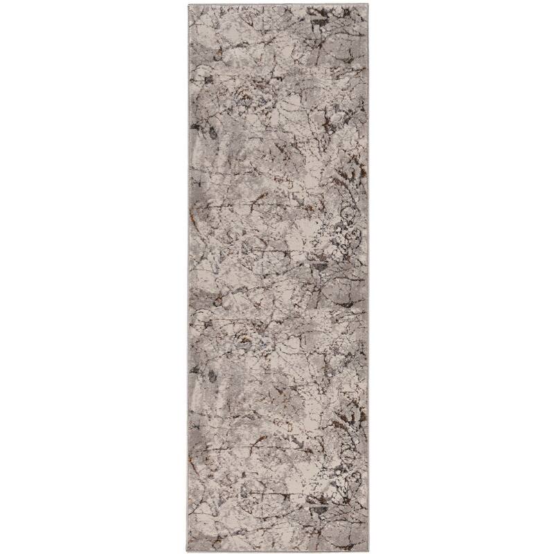 Strick & Bolton Renew Industrial Abstract Area Rug - 2'2" x 6'11" Runner