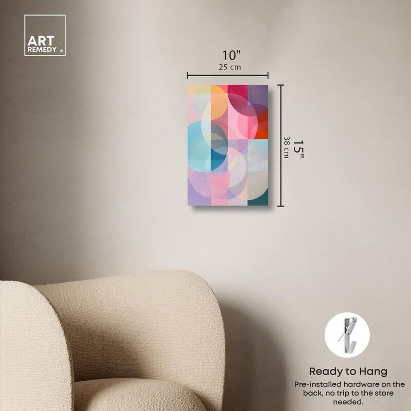 Oneiric Circles IV Canvas by Art Remedy, Gallery Wrapped