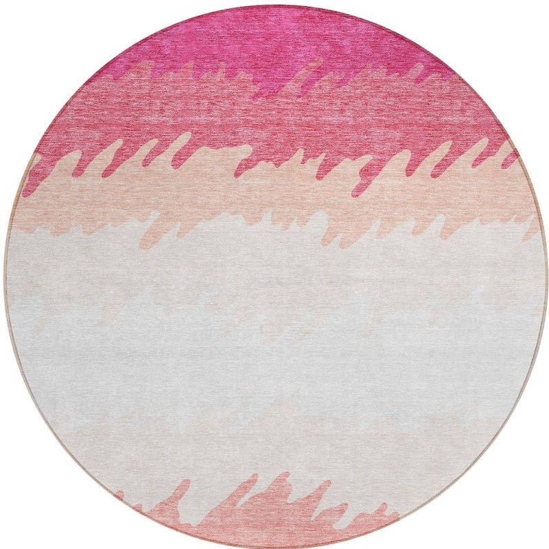 HomeRoots Striped Transitional Rectangle Outdoor Rug