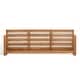 preview thumbnail 6 of 12, SAFAVIEH Couture Outdoor Patio Furniture Guadeloupe 3-Seat Patio Sofa - Modern Slatted Frame Design with Cushions