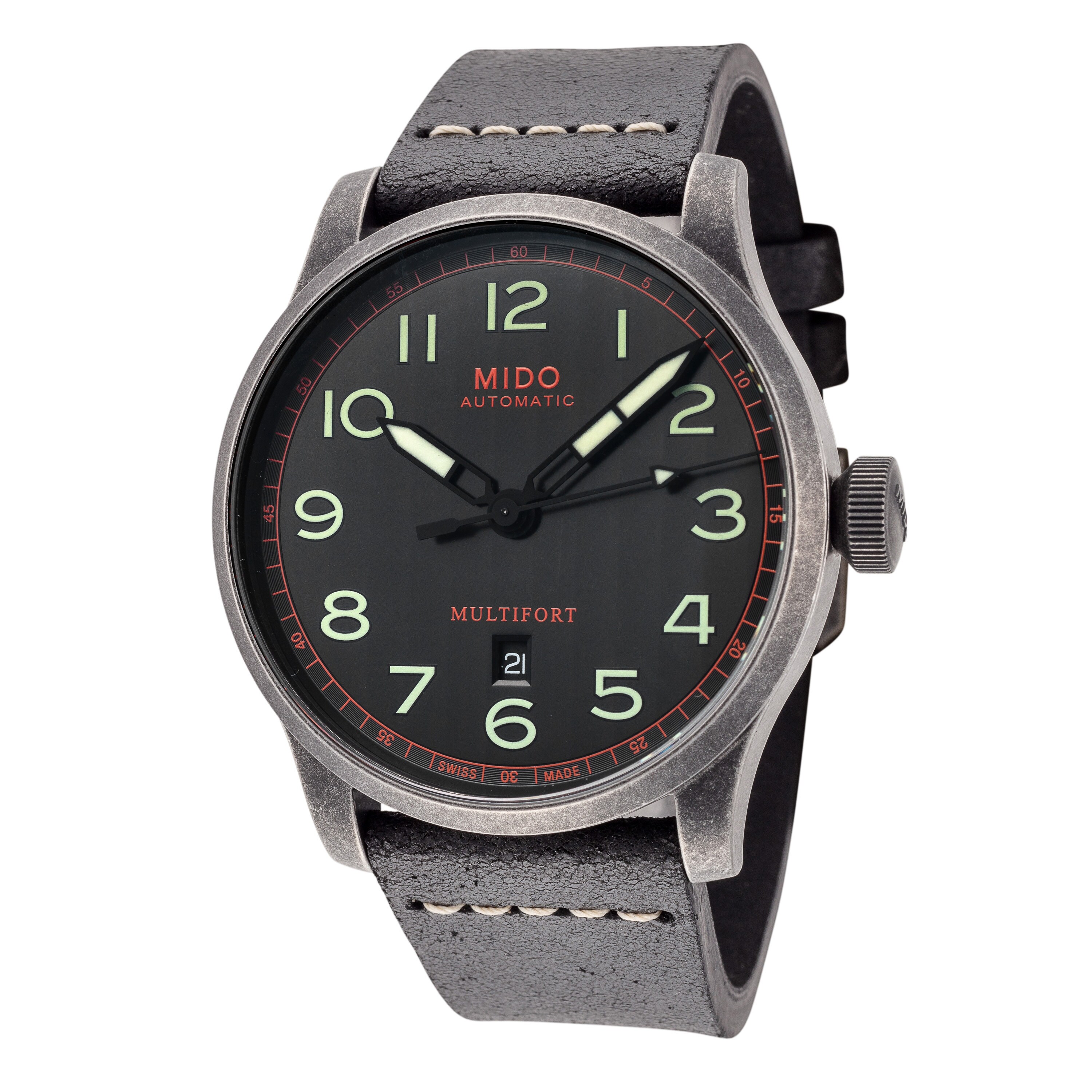 Mido Men's Multifort 44mm Automatic Watch - Overstock - 42719221