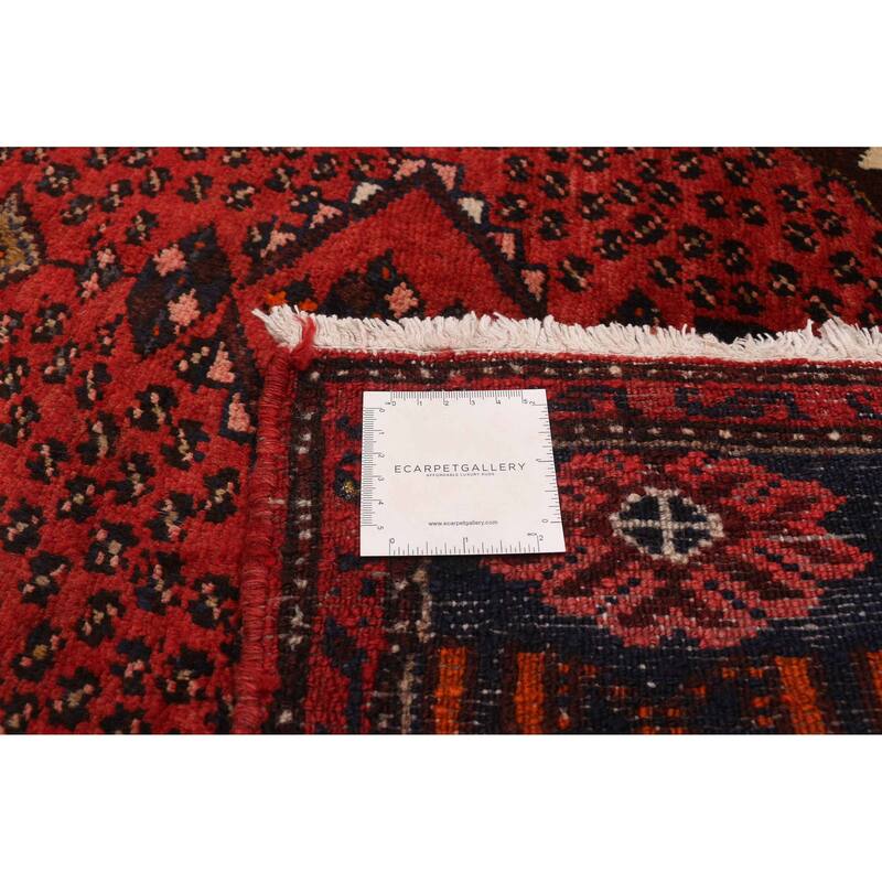 ECARPETGALLERY Hand-knotted Andelz Red Wool Rug - 3'8 x 6'4