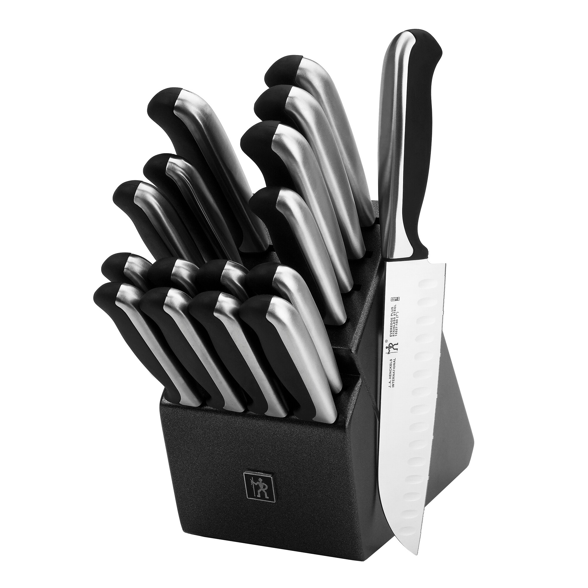 J.A. Henckels International Everedge Plus 17-pc Knife Block Set
