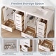 preview thumbnail 56 of 61, Modern Bathroom Vanity with Ceramic Sink, Soft-Close Storage Cabinet and Glossy Easy-Clean Countertop