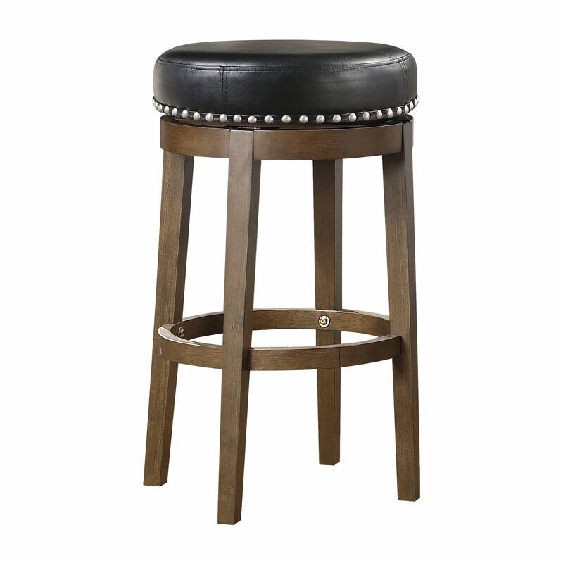 Round Swivel Bar Stool Set Of 2