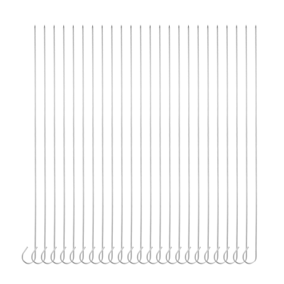 24pcs Kebob Skewers 33.5cm x 2.2mm Round BBQ Grill Sticks - 33.5cm x 2.2mm