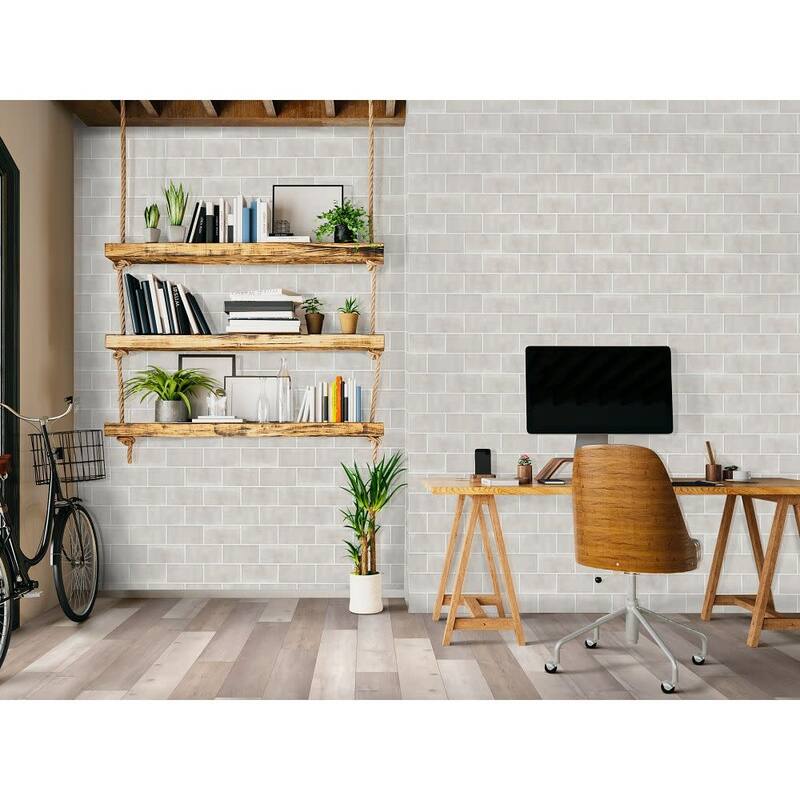 Shaw 491TS Halftone - 4" x 8" Rectangle Floor and Wall Tile - Glossy