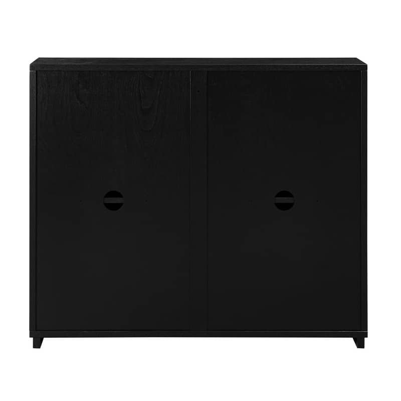 Mid Century Modern Narrow Buffet Cabinet with Storage, Side Cabinetfor Living Room or Entryway Organization