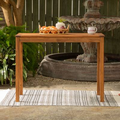 Middlebrook Acacia Wood Outdoor Counter Height Table