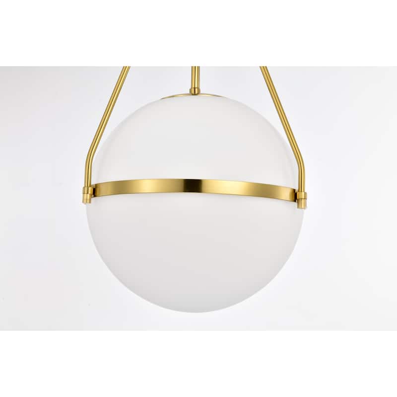 Lomique Contemporary Semi-Flushmount Ceiling Lamp Metal with Frosted Globe